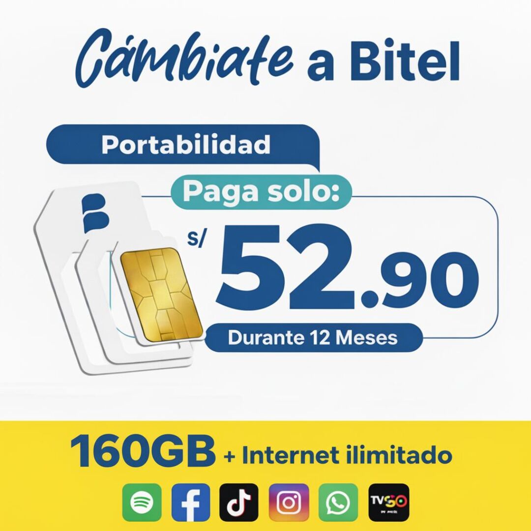 Bitel Portabilidad Perú 7 Icono Plan